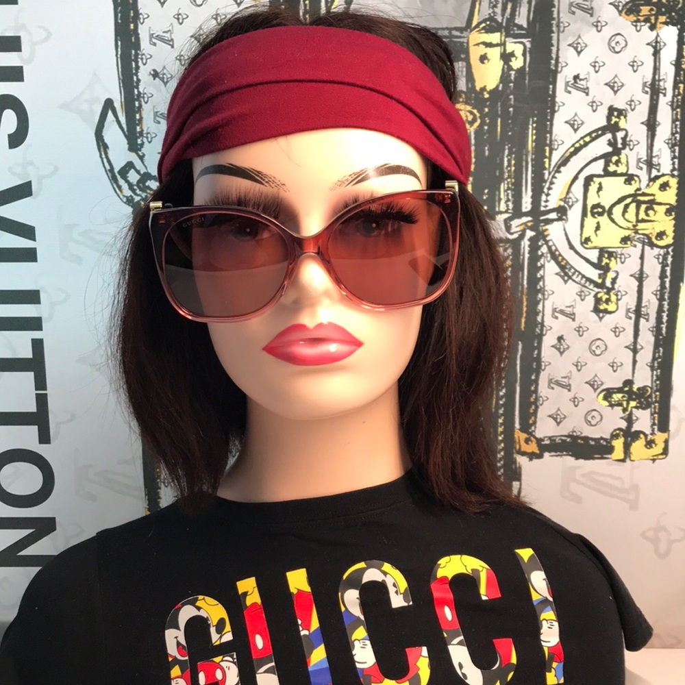 New ✨ Authentic Gucci GG1010S 004 Oversized Cat-Eye Sunglasses ✨ - Picture 4 of 13